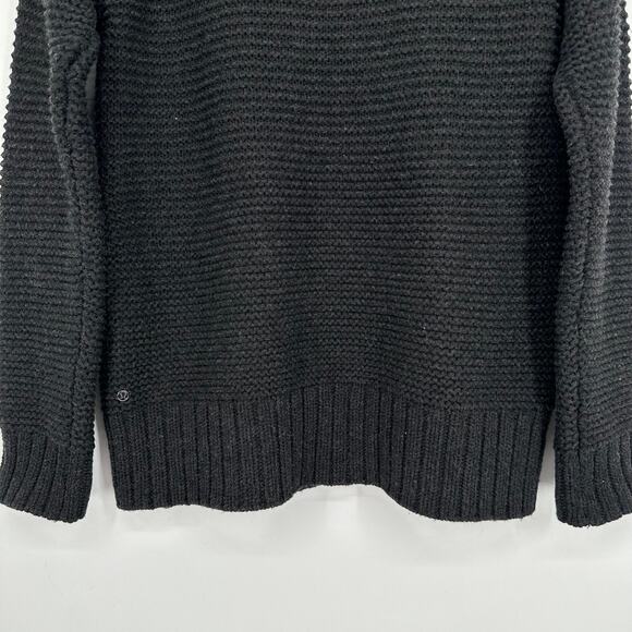 Lululemon Karma Kurmasana Sweater Merino Wool Waffle Knit Turtleneck Oversized - Picture 12 of 15